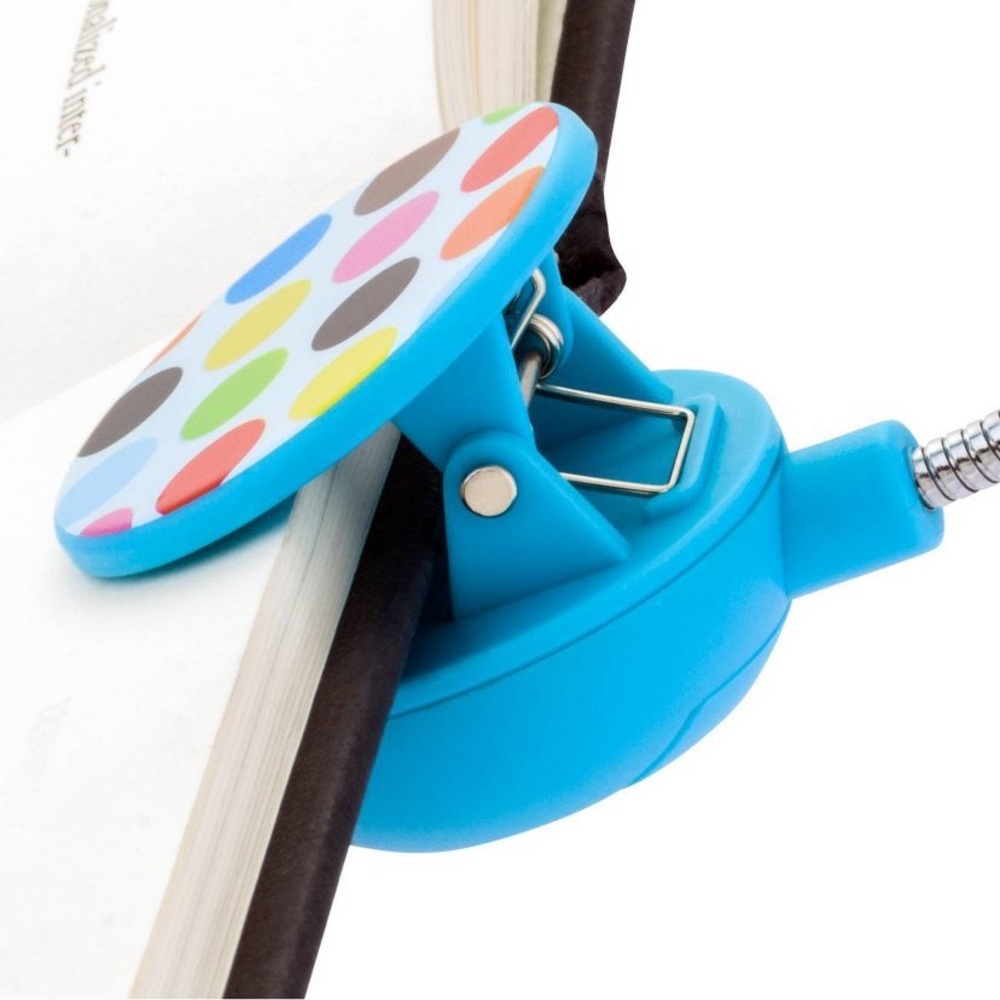 French Bull Disc LED Clip Light for Books and Ereaders - Picture 3 of 10